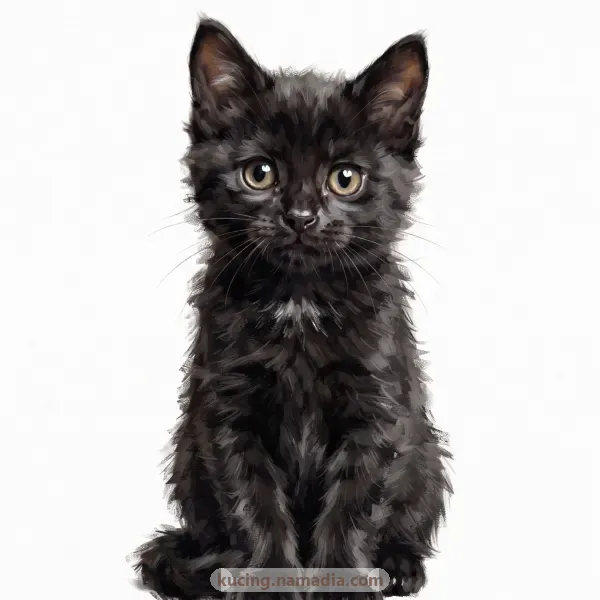 Anak kucing hitam