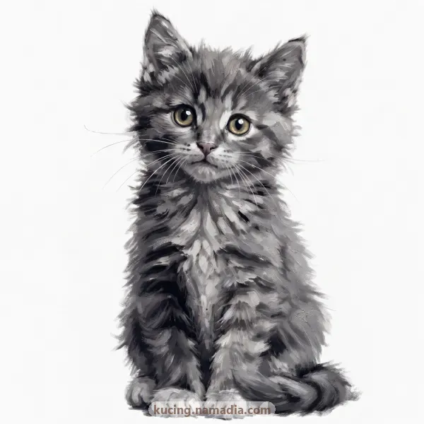 Anak kucing kelabu