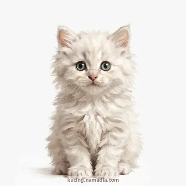 Anak kucing putih